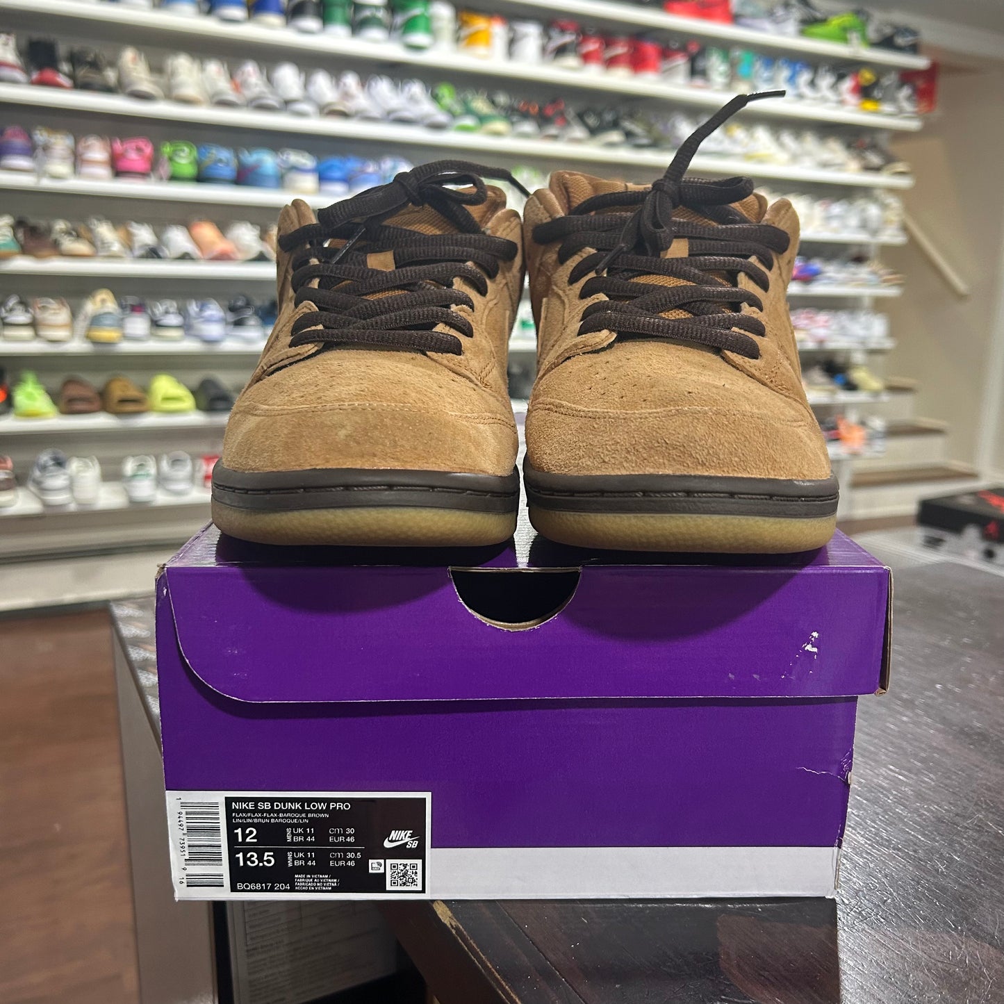 *USED* Nike SB dunk low Wheat (size 12)