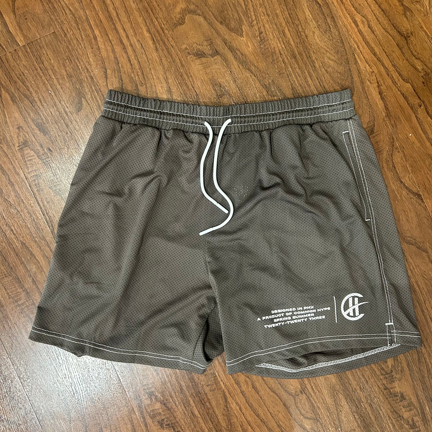Common Hype Brown Contrast Shorts