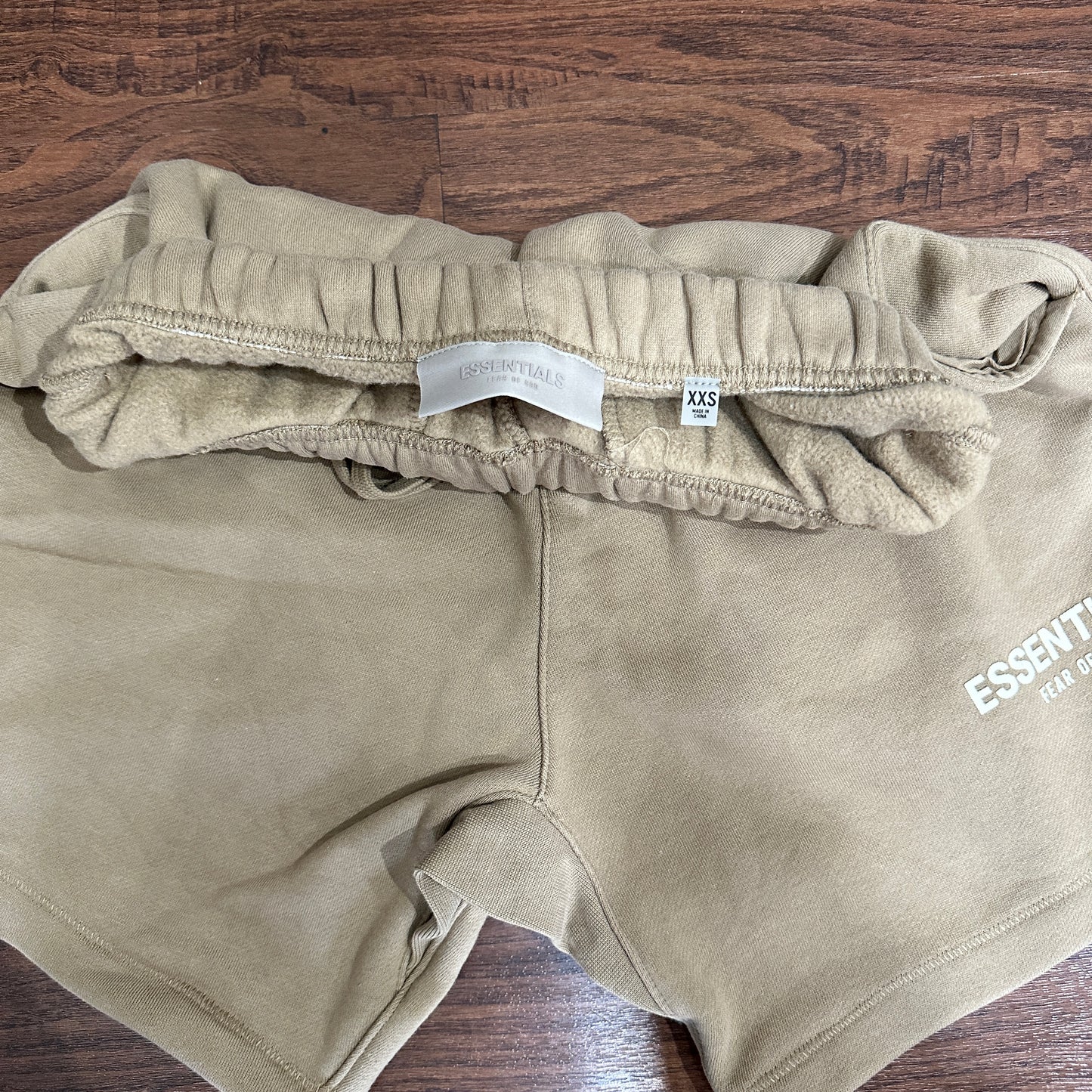 *USED* Essentials Oak Sweat Shorts  (FITS Extra Extra Small)