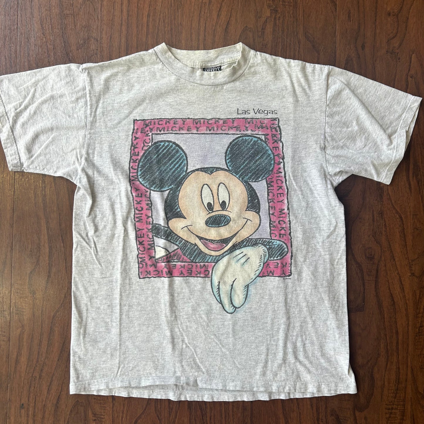 *VINTAGE* Mickey Mouse Las Vegas (FITS SMALL)