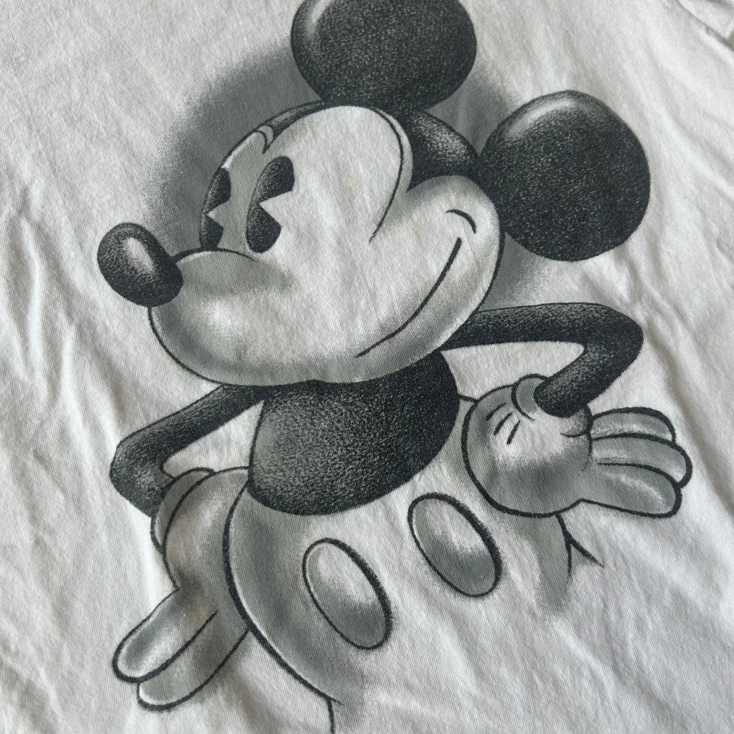 *VINTAGE* Mickey Mouse Black/White Portrait Tee (FITS MEDIUM/LARGE)