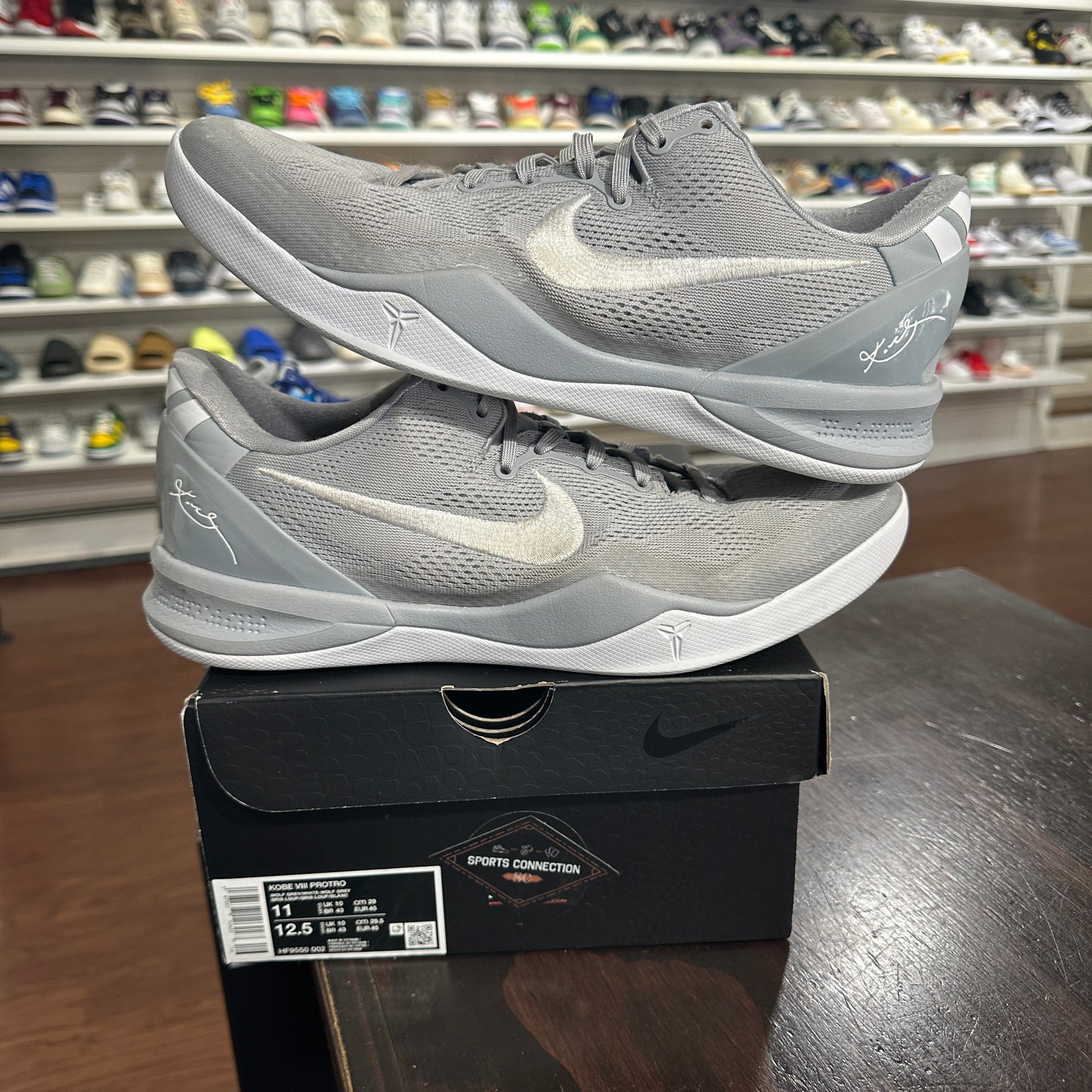 *USED* Kobe 8 Wolf Grey (Size 11)