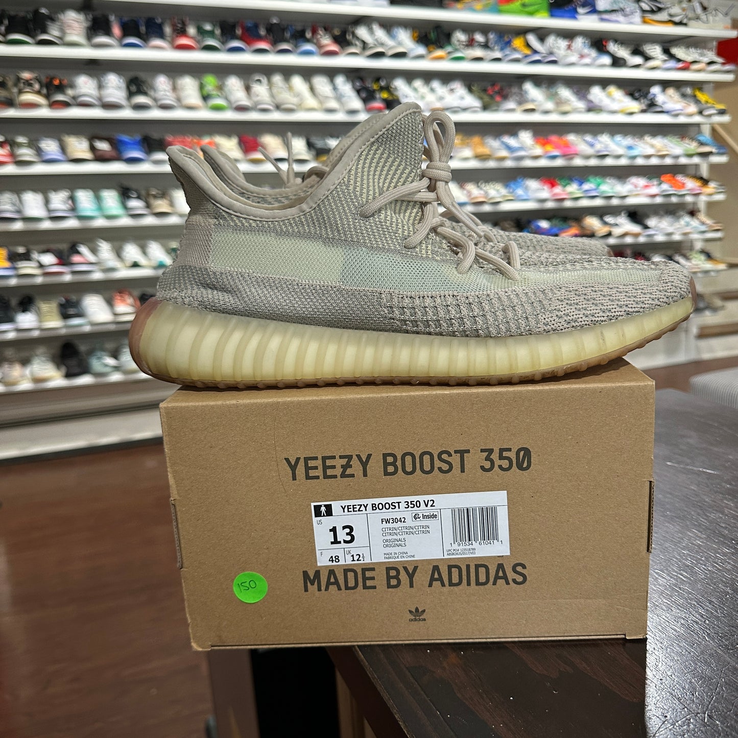 *USED* Yeezy 350 Citrin (Size 13)