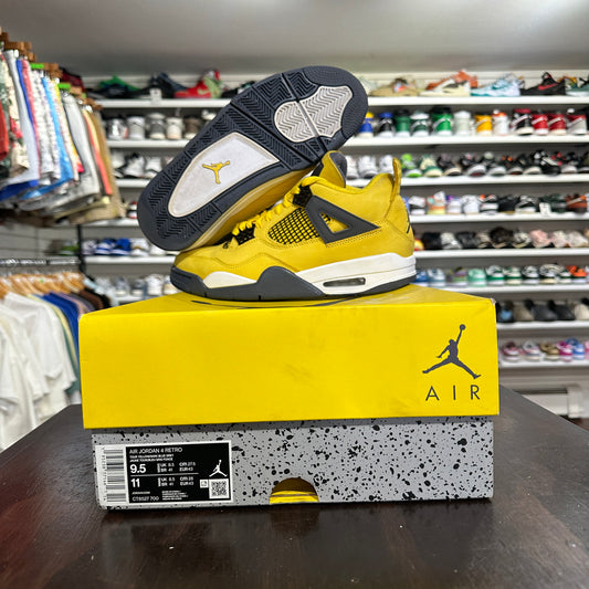 *USED* Air Jordan 4 Lightning (size 9.5)