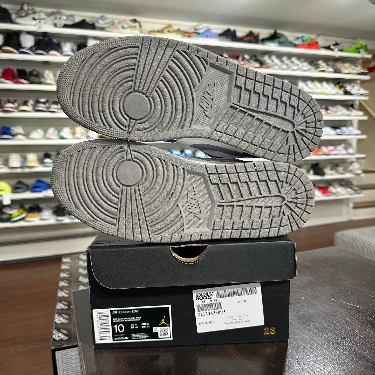 *USED* Jordan 1 low True Blue (Size 10)