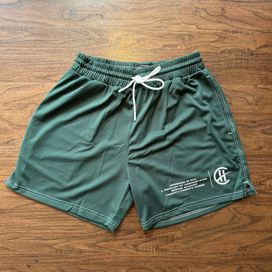 Common Hype Green Contrast Shorts