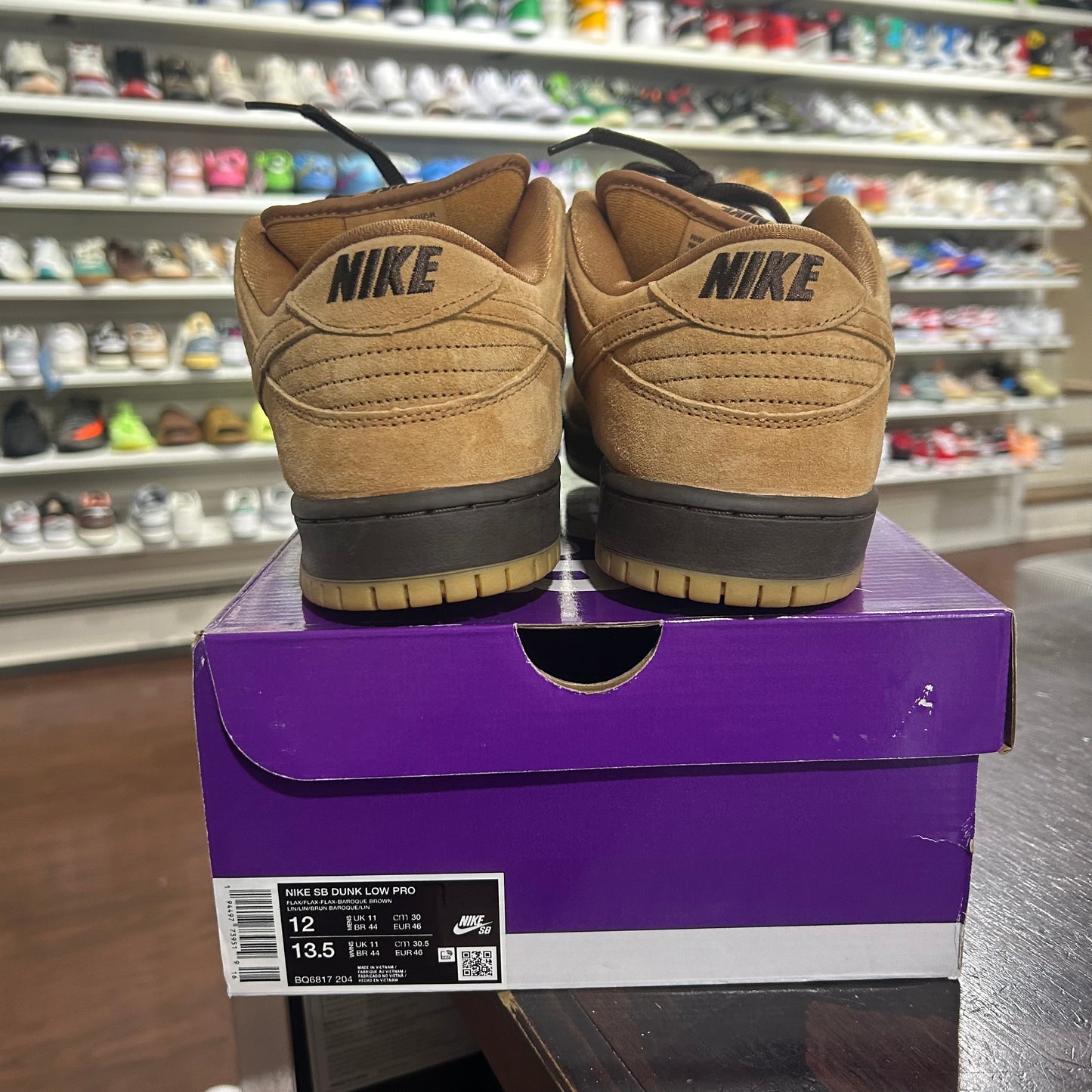 *USED* Nike SB dunk low Wheat (size 12)