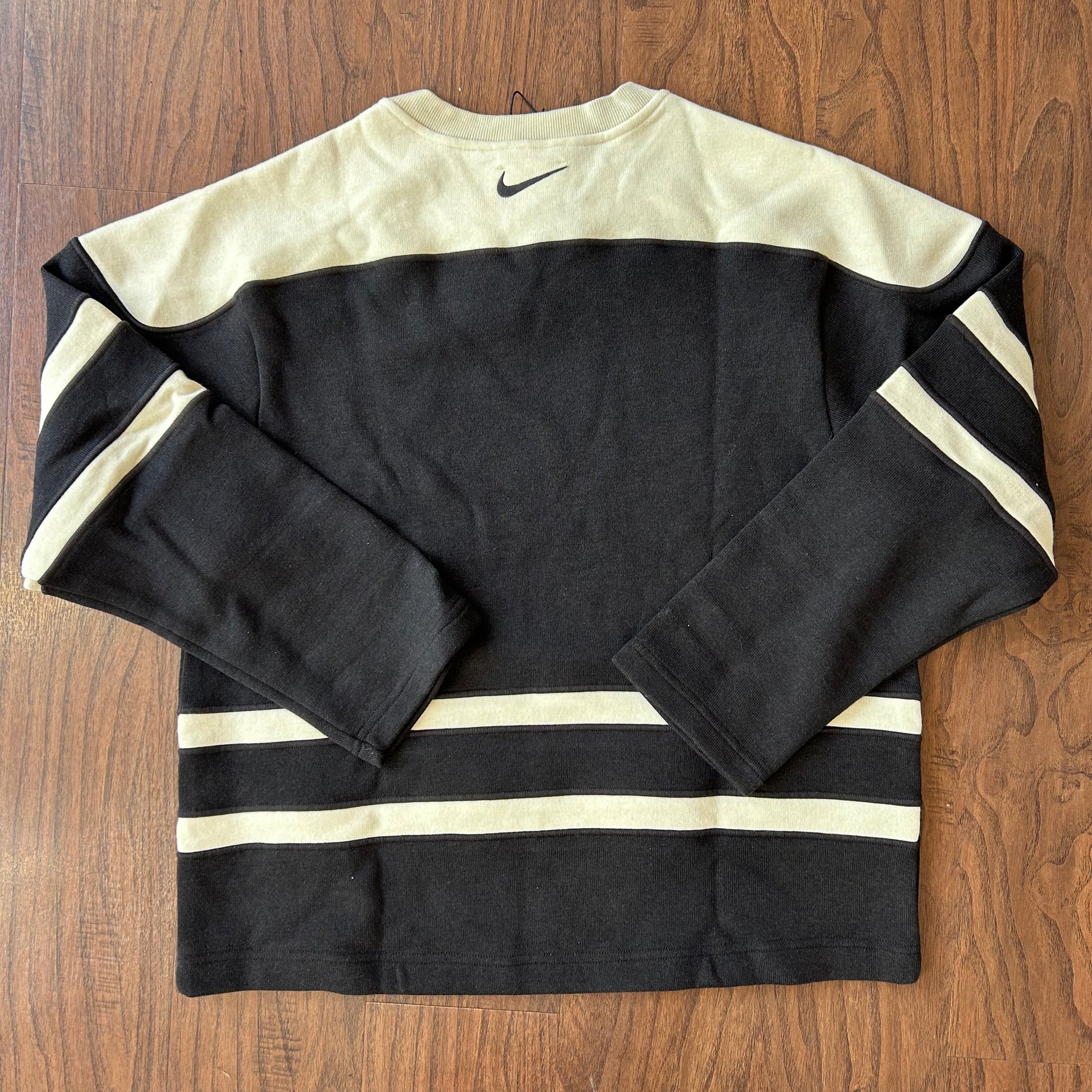 Nike x BODE Lacing Knit Brown/Cream Crewneck – Sports Connection Nike x BODE Lacing Knit Brown/Cream Crewneck – Sports Connection
