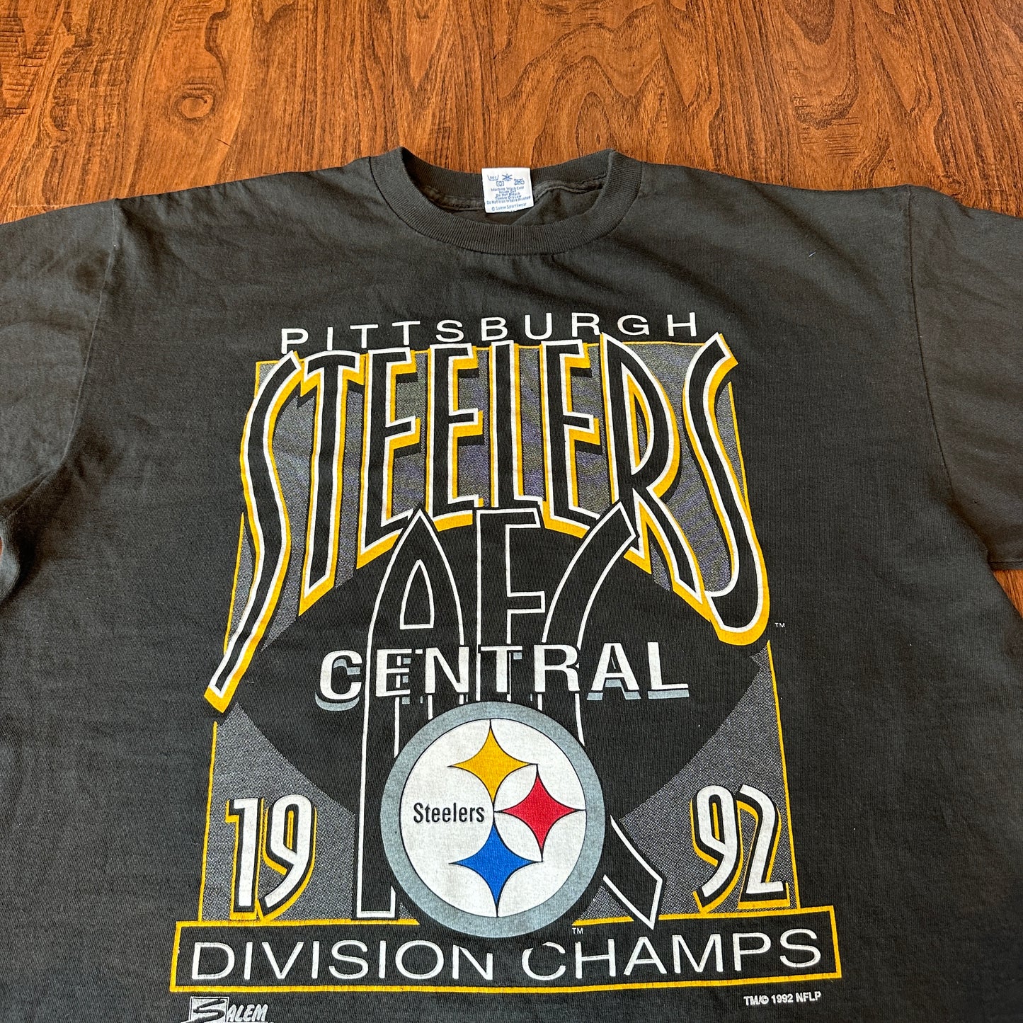 *VINTAGE* Pittsburgh Steelers 1992 Division Champs (FITS Large/XL)