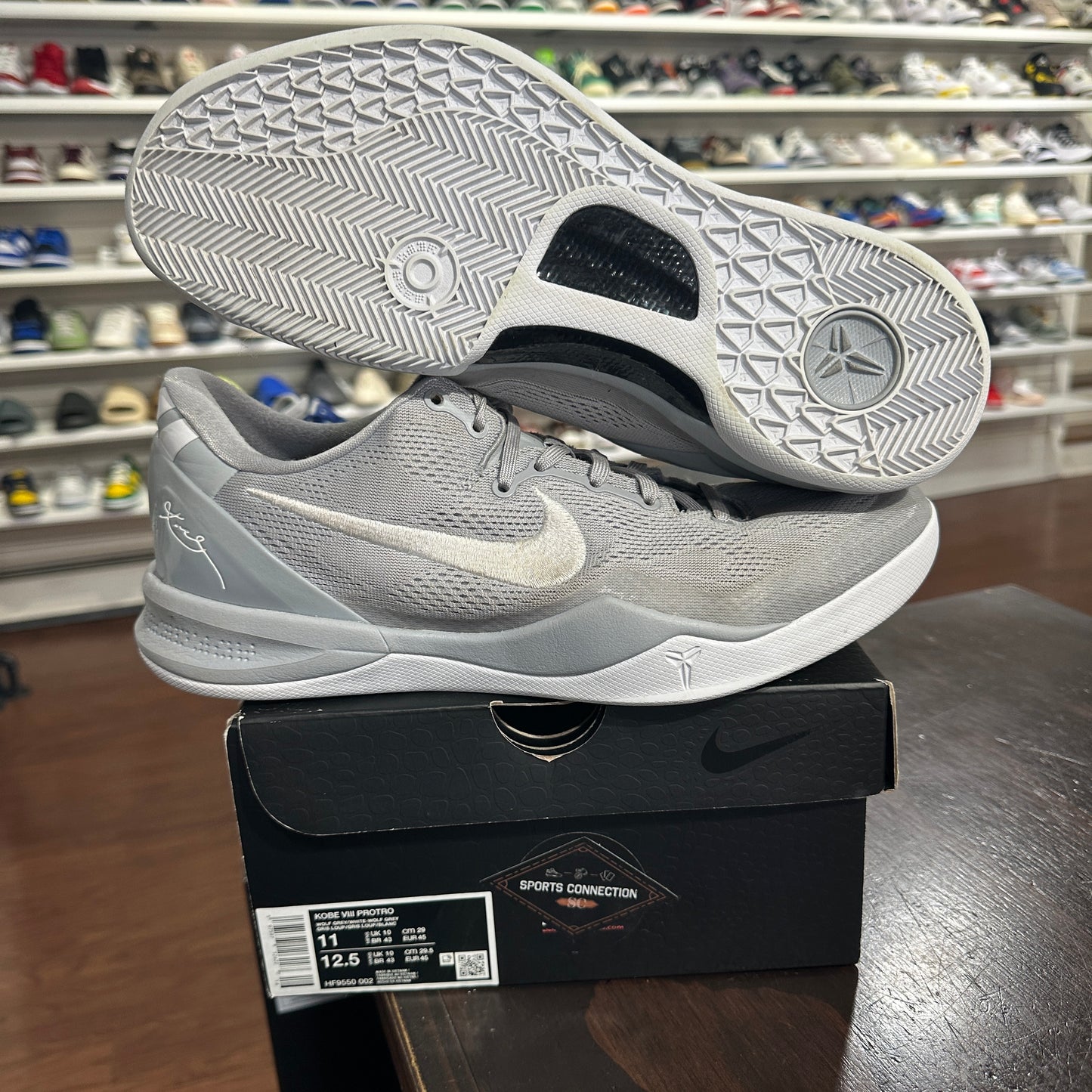 *USED* Kobe 8 Wolf Grey (Size 11)
