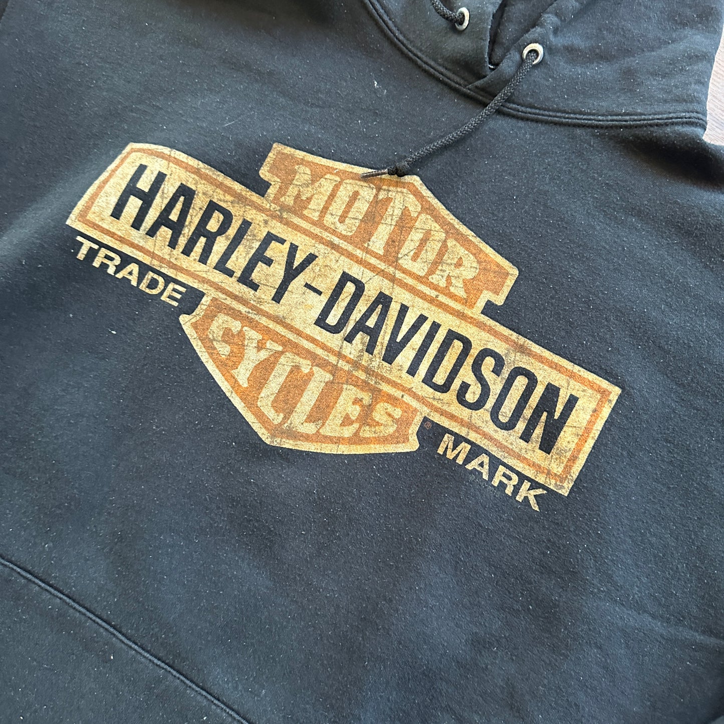 *VINTAGE* Harley Davidson Hoodie (FITS LARGE)