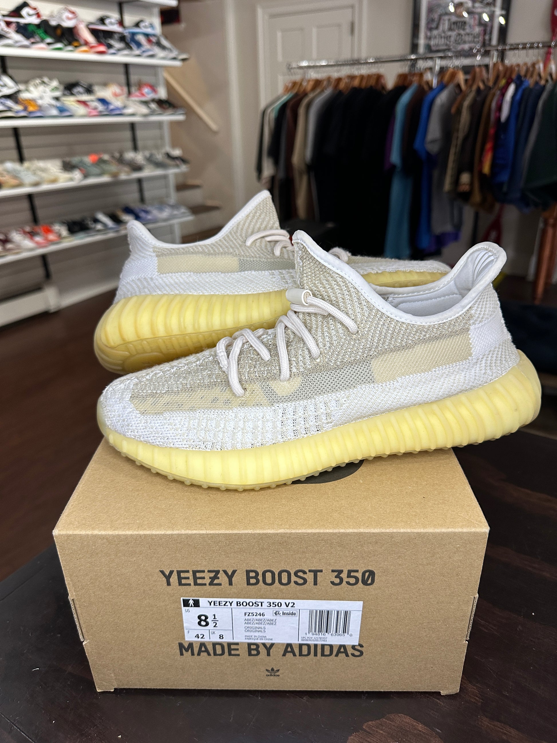 USED* Yeezy Boost 350 v2 Natural (size 8.5) Sports Connection USED* Yeezy Boost 350 v2 Natural (size 8.5) Sports Connection