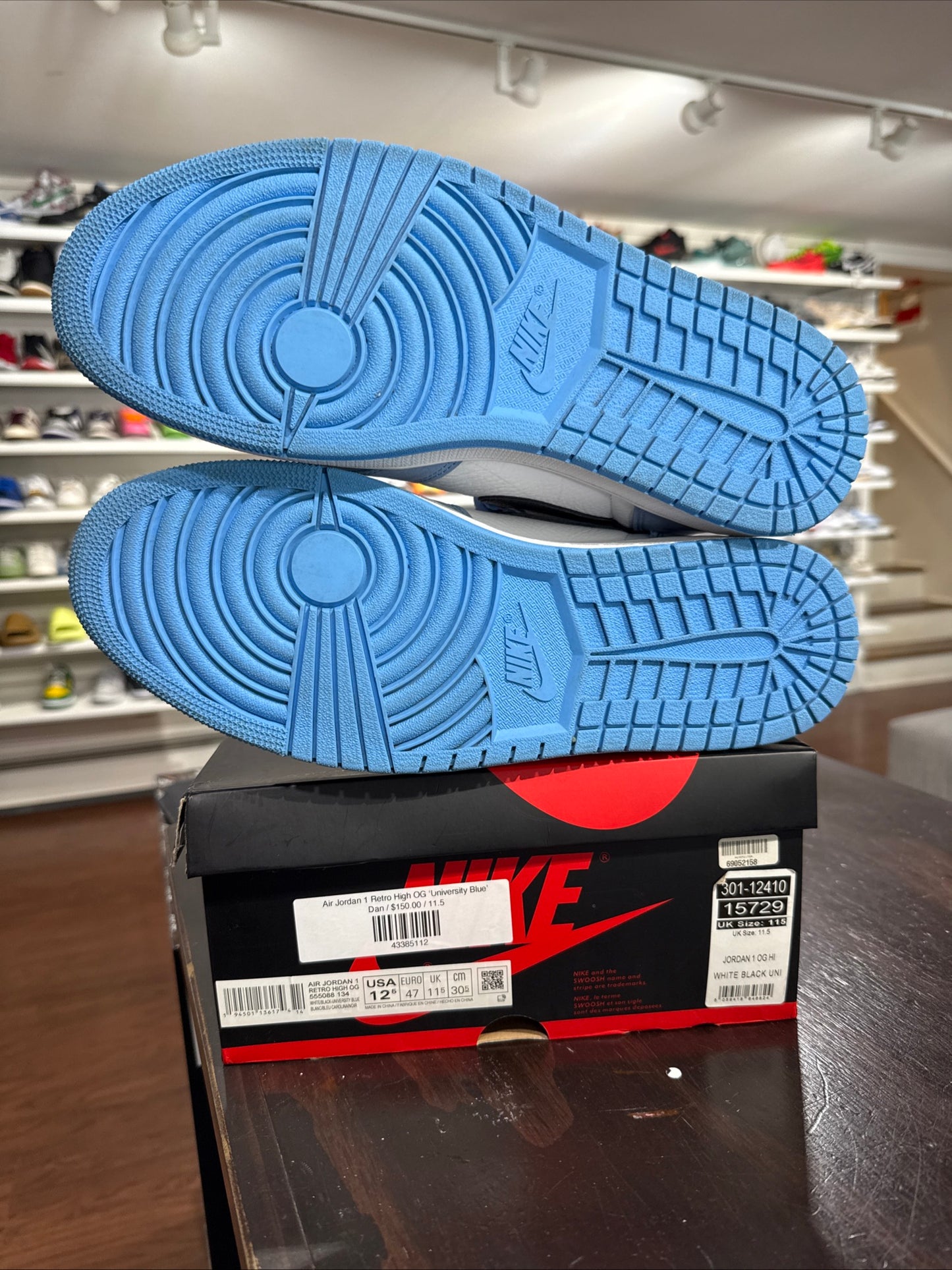 *USED* Jordan 1 High UNC (Size 12.5)