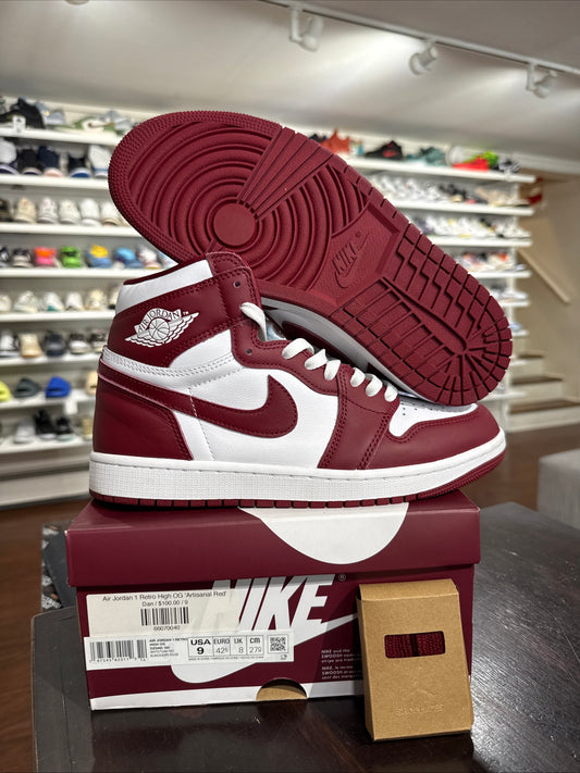 *USED* Jordan 1 Artisanal Red (Size 9)
