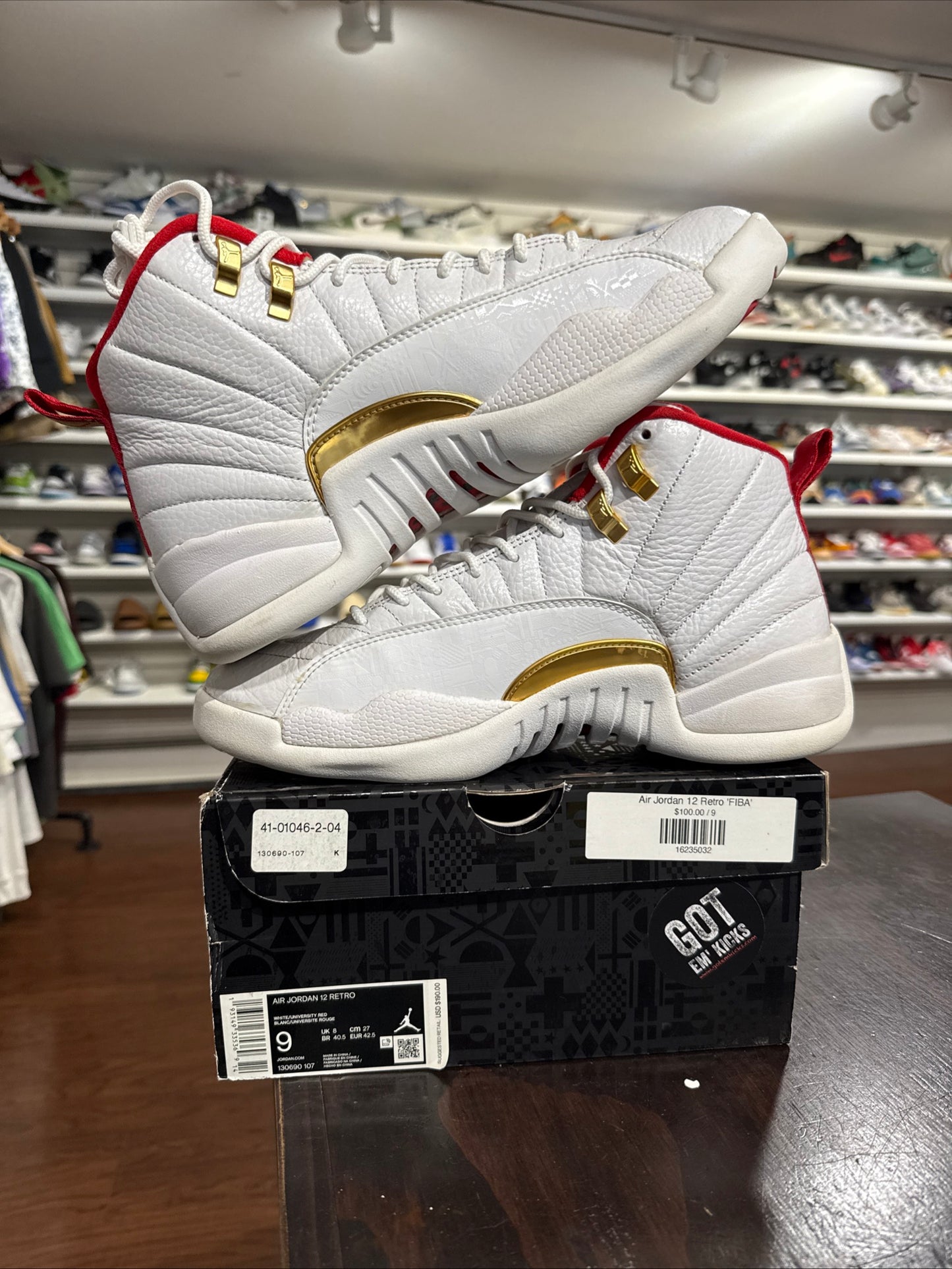 *USED* Jordan 12 FIBA (Size 9)