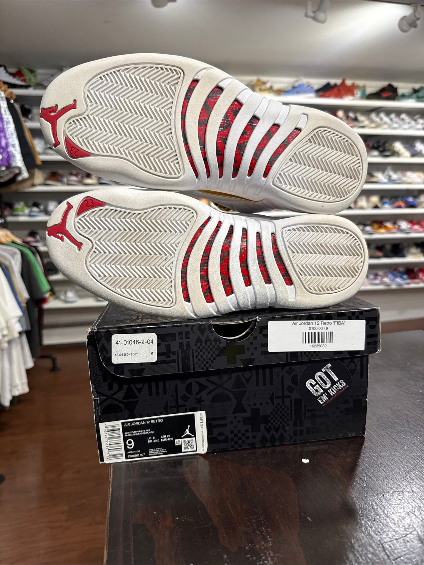 *USED* Jordan 12 FIBA (Size 9)