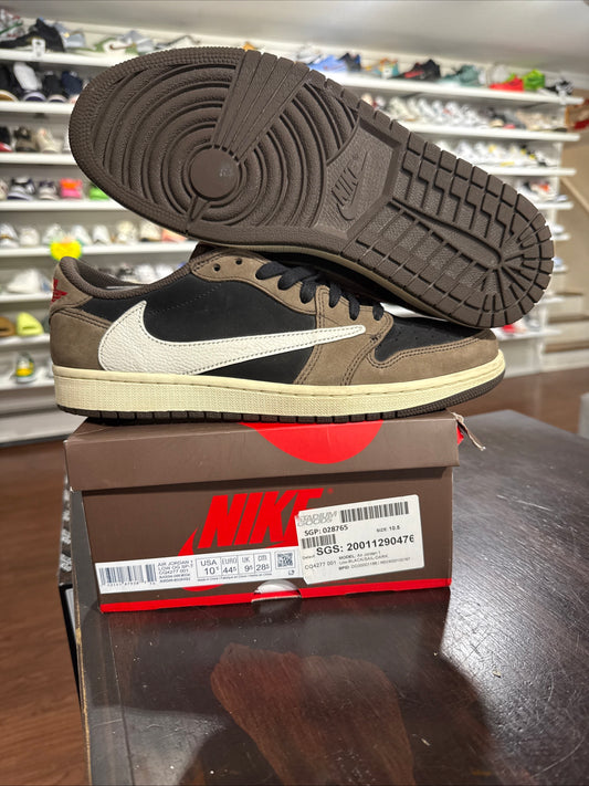 *USED* Jordan 1 low Travis Scott Mocha (size 10.5)