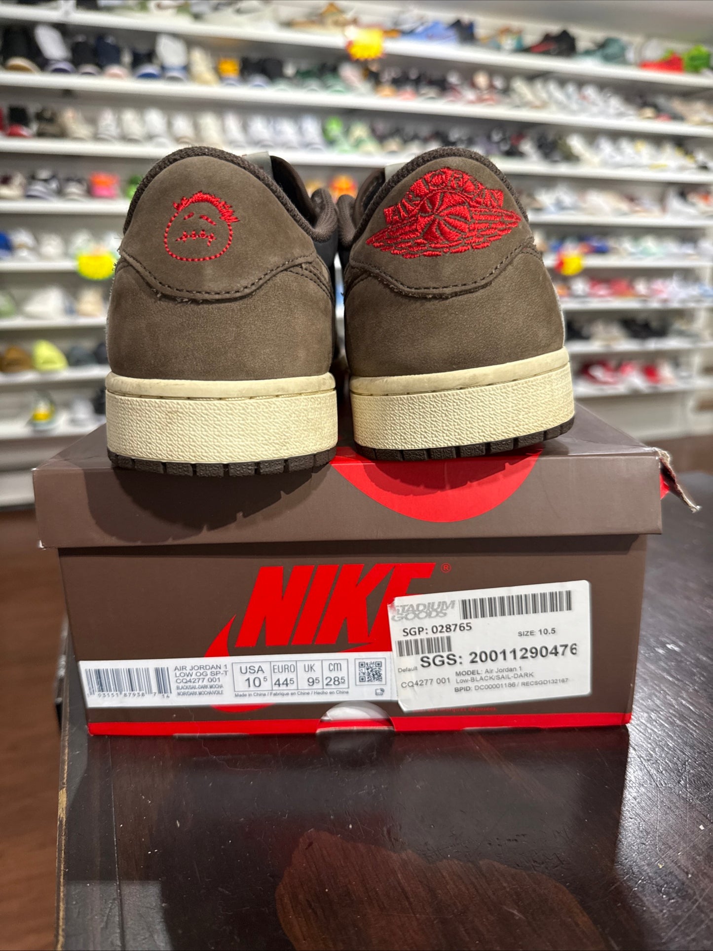 *USED* Jordan 1 low Travis Scott Mocha (size 10.5)