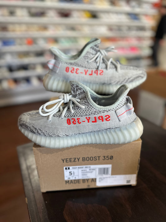 *USED* Yeezy 350 Blue Tint  (SIZE 5.5Y)