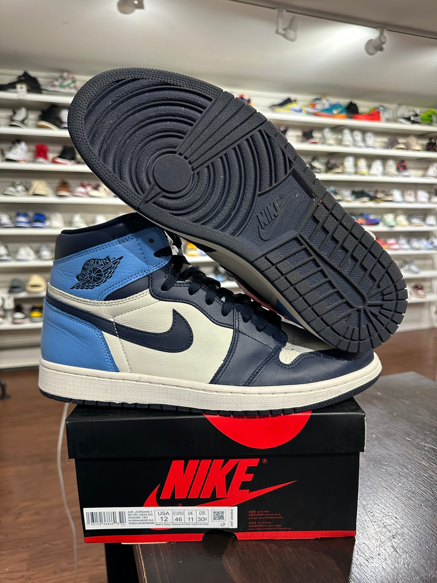 *USED* Jordan 1 Obsidian (Size 12)