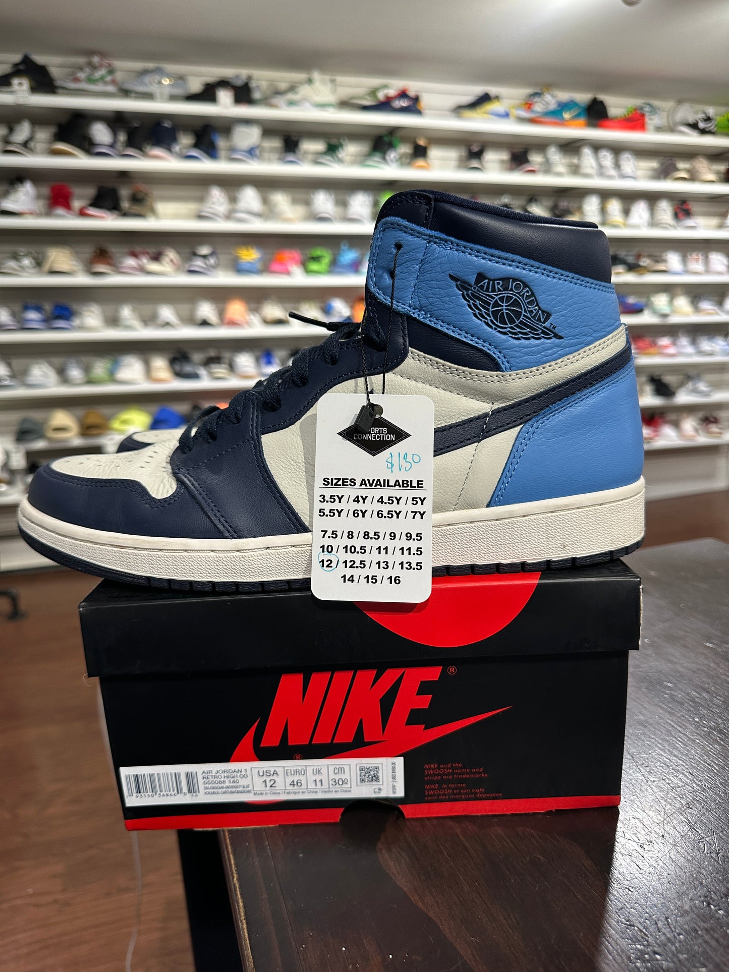*USED* Jordan 1 Obsidian (Size 12)