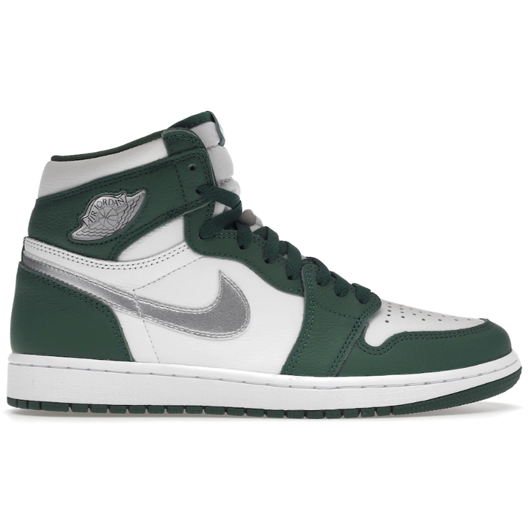 Discover the power of superior performance with the Nike Air Jordan 1 Retro High Green Gorge (Mens). Featuring Nike Air technology for superior cushioning and cushioning for added comfort, you'll be ready to take on any challenge. Experience the comfort and style of these amazing shoes!