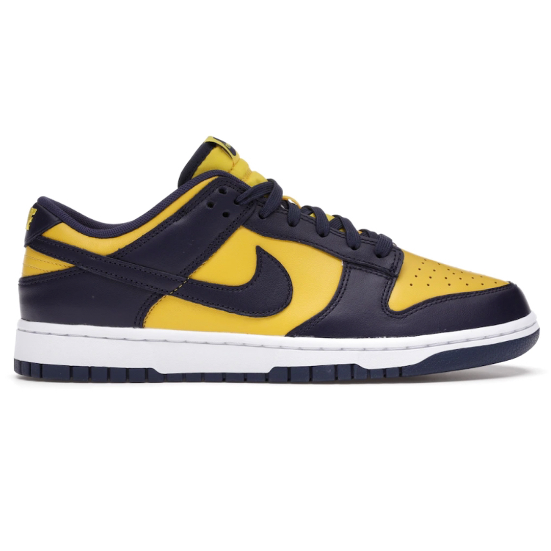 The Nike Dunk Low Michigan (Mens) will have you feeling energized and inspired with its sleek silhouette and bold colors. Featuring a classic silhouette in a modern colorway, this sneaker will turn heads and provide all-day comfort for your active lifestyle.