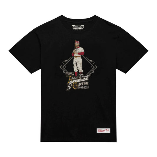 Step up to the plate in classic style with the Topps Allen &amp; Ginter Black Vintage Batter Tee. This premium tee celebrates the iconic baseball card brand that's been a collector's favorite for generations. Crafted from soft, durable fabric, it delivers all-day comfort whether you're cheering from the stands or showing your love for vintage sports culture. The timeless design pays homage to baseball's golden era, making it a must-have for enthusiasts and casual fans alike. Perfect for game day or everyday
