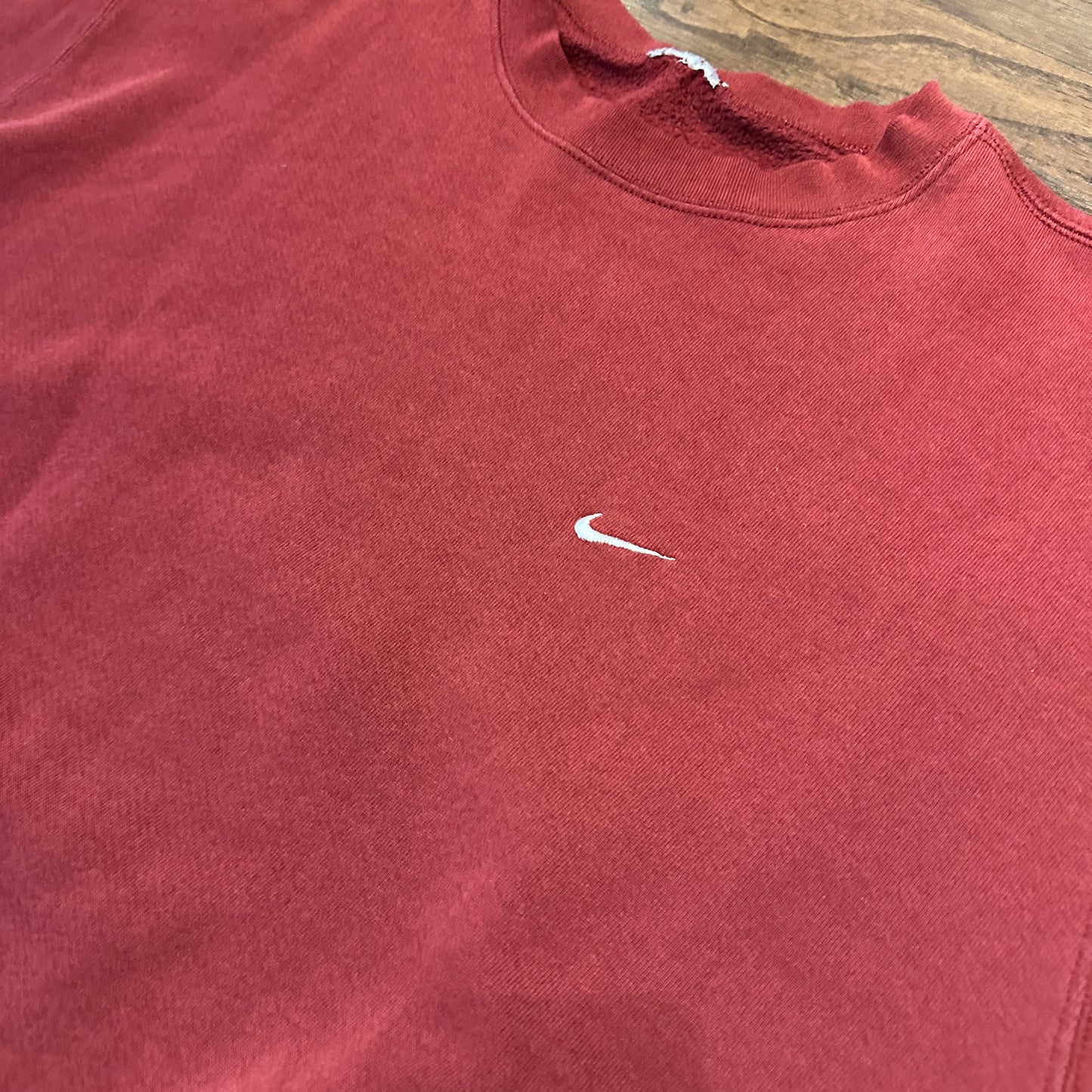 *VINTAGE* Nike Red Crew Neck (FITS X-LARGE)