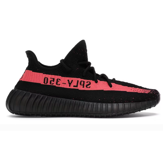 The Yeezy Boost 350 v2 Core Red Stripe is a stylish and comfortable sneaker that takes your street look to the next level. With a red stripe detail and Boost cushioning, you'll be equipped with a fashion-forward design and the highest level of cushioning. Experience the best of style and comfort with this must-have sneaker!